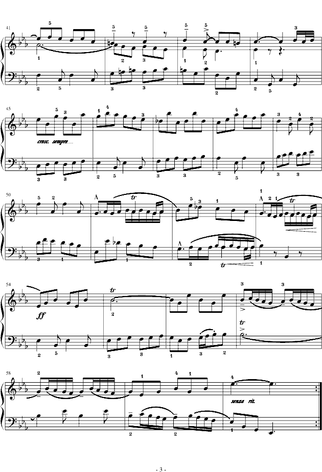 基格 法国组曲四 No.6