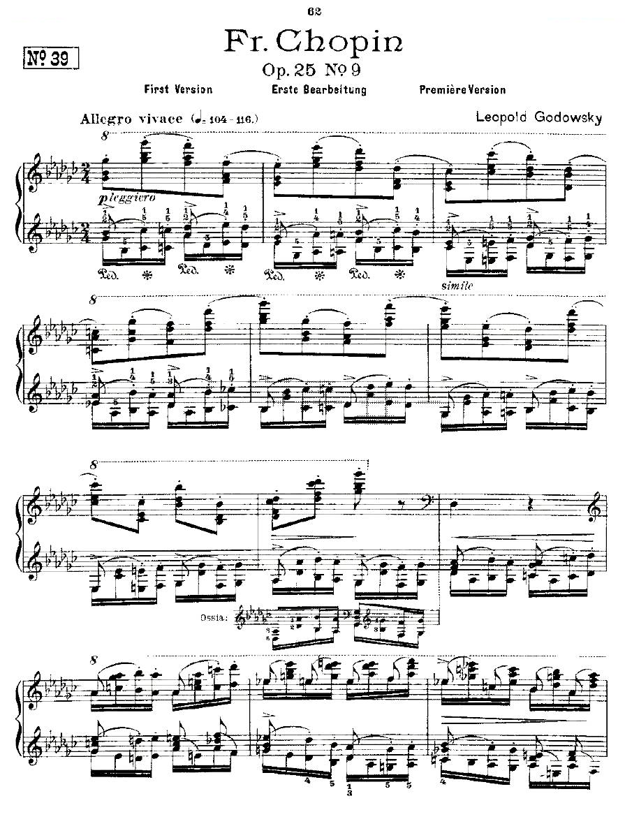 肖邦练习曲Fr.Chopin Op.25 No9-1
