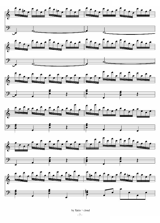 The Reminiscence 古典练习曲