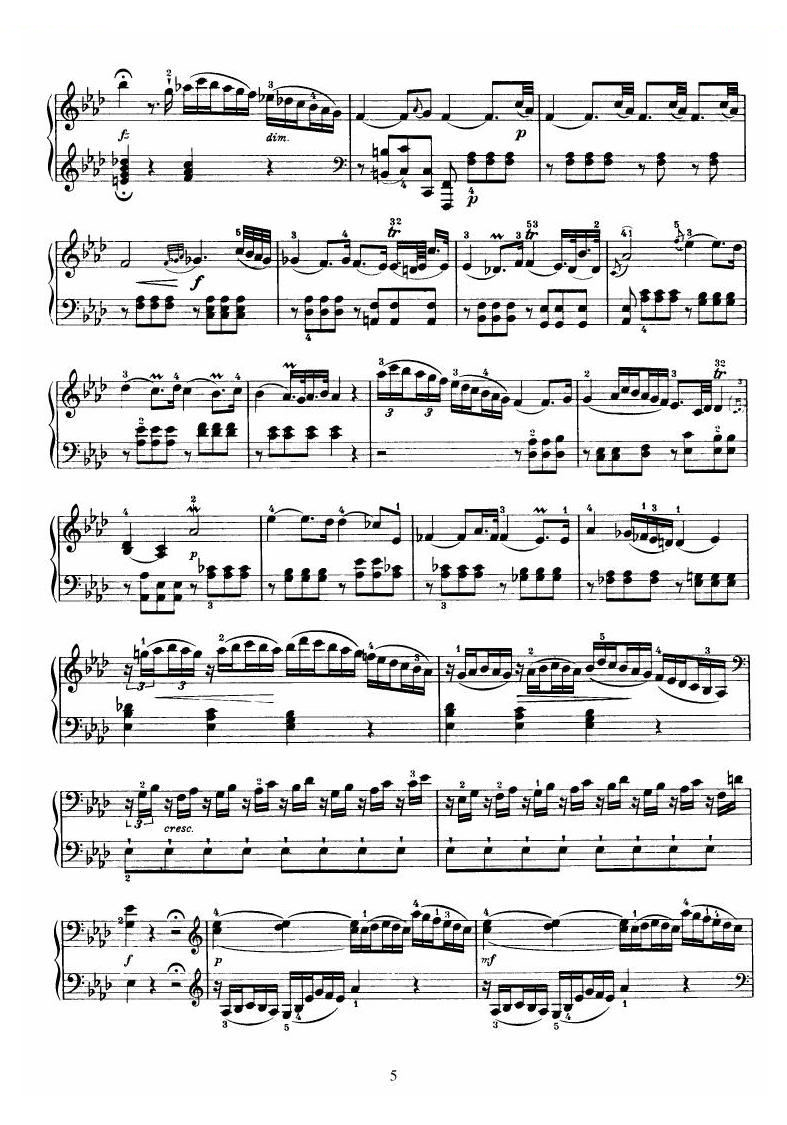 Piano Sonata No 46 in Ab