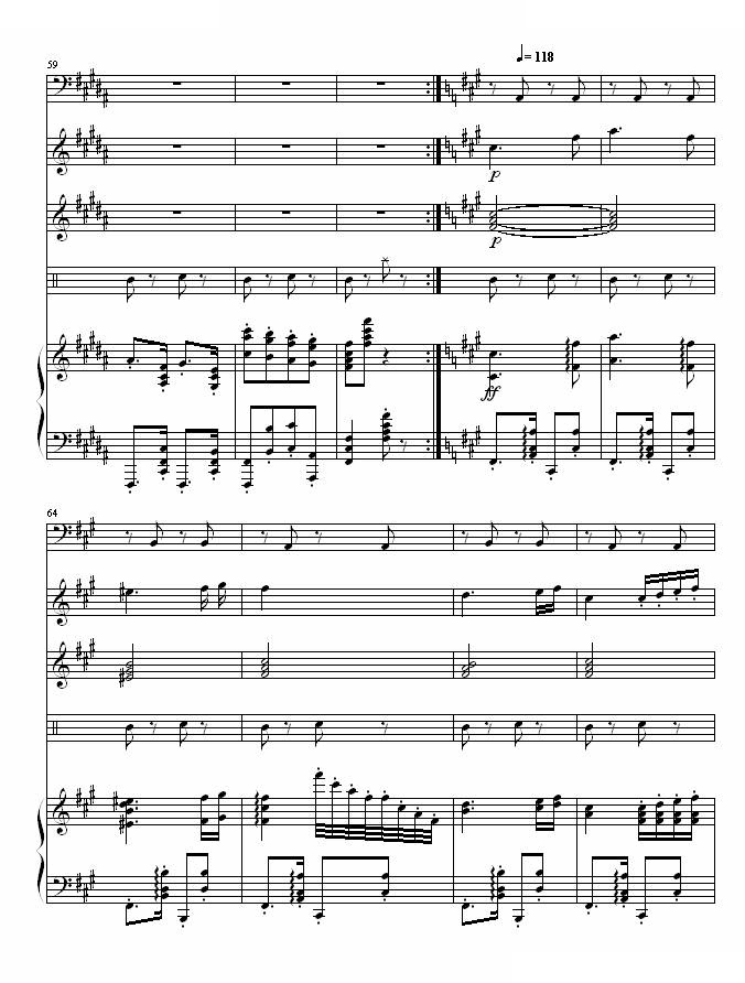 匈牙利舞曲5-(改编，有乐队）