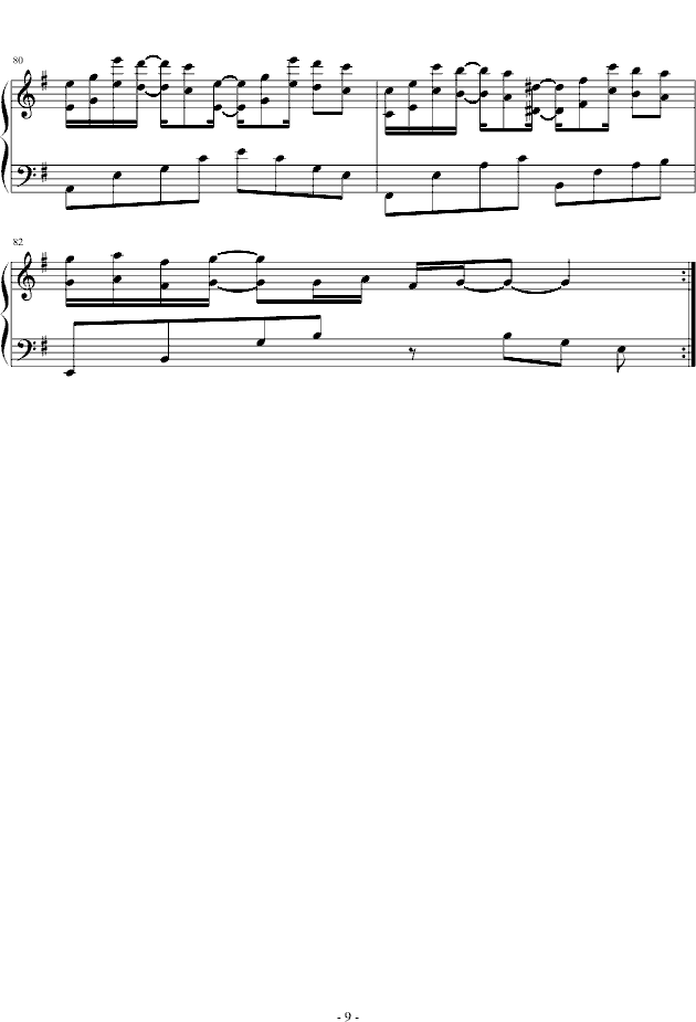 bebu silvette‘s piano （爱情公寓2）