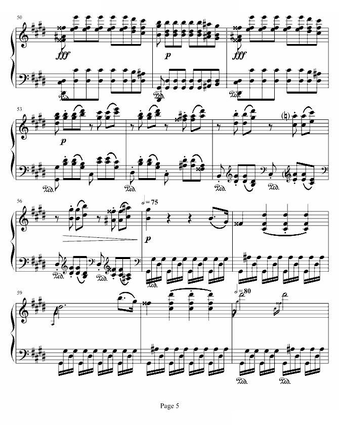 月光奏鸣曲第三乐章