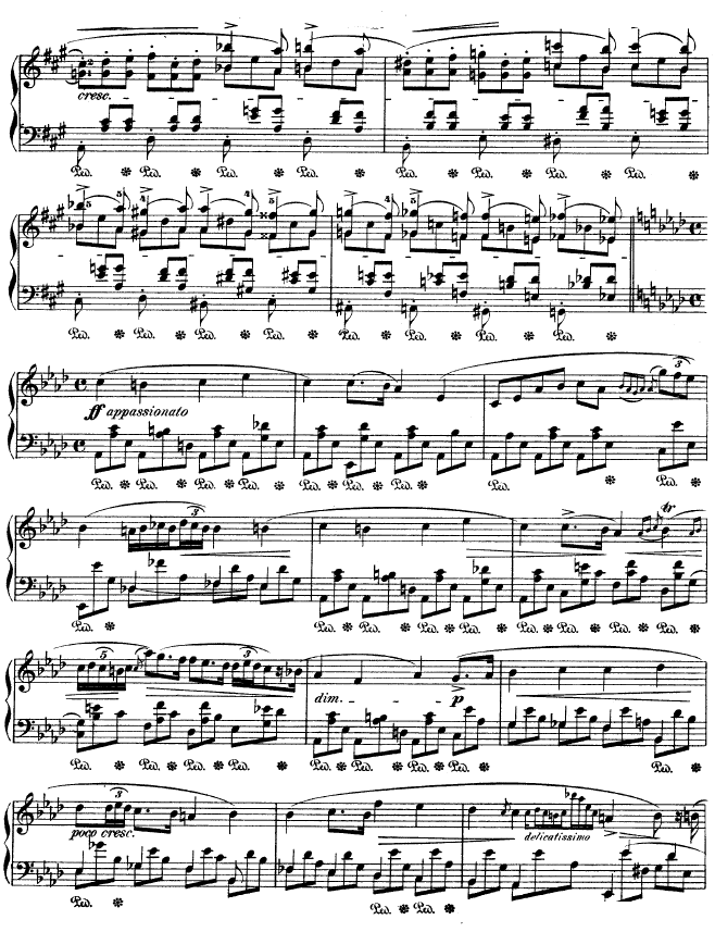 B大调夜曲作品32号 -OP32 NO.2