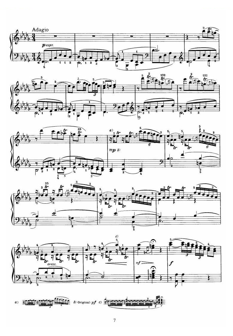 Piano Sonata No 46 in Ab
