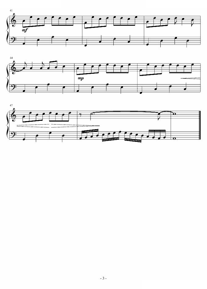 哈农随想曲