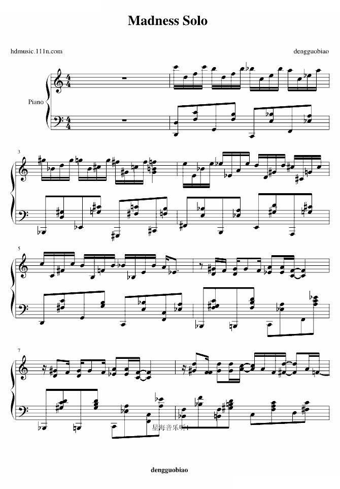 Madness solo