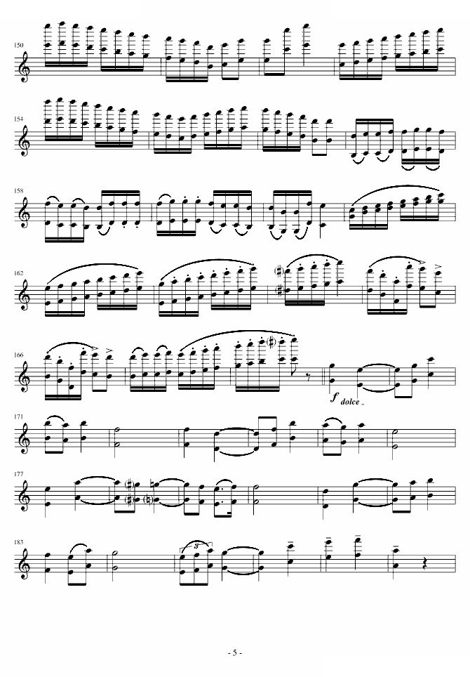 莫扎特主题炫技变奏曲（小提琴版）