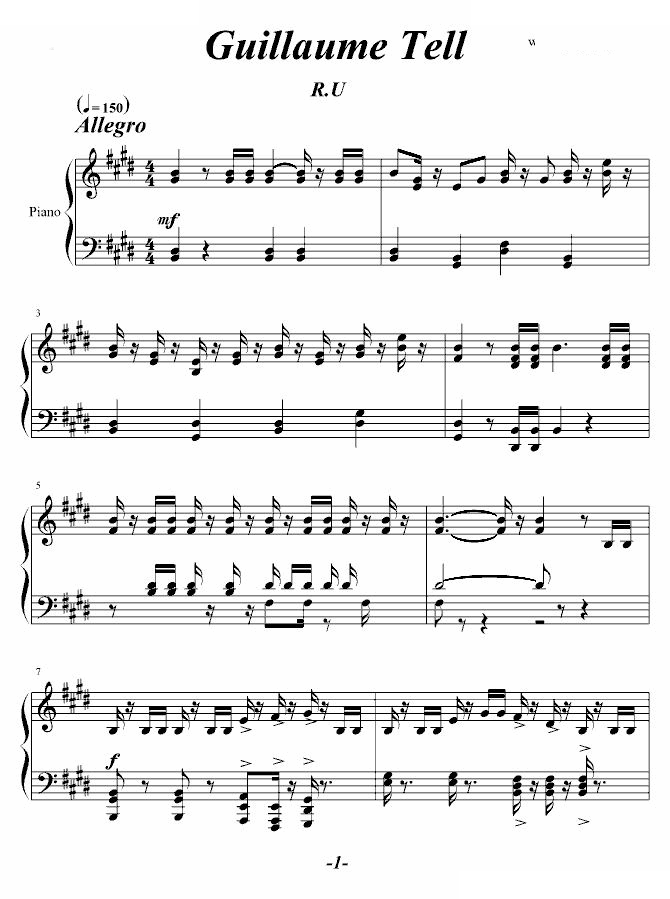 威廉-退尔序曲