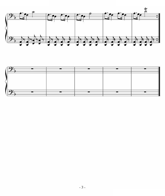D小调进行曲