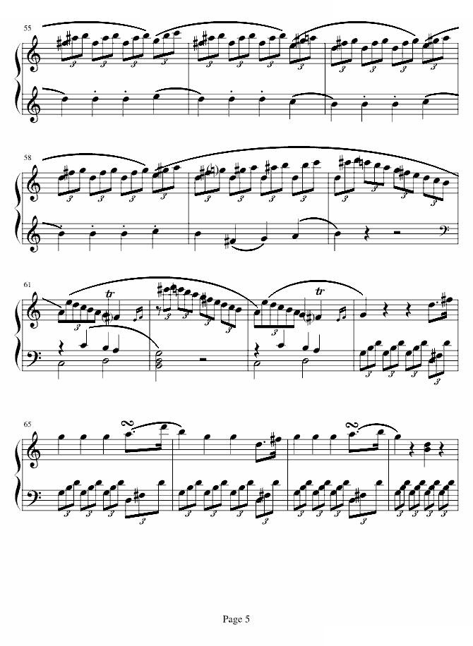 海頓奏鳴曲第一樂章