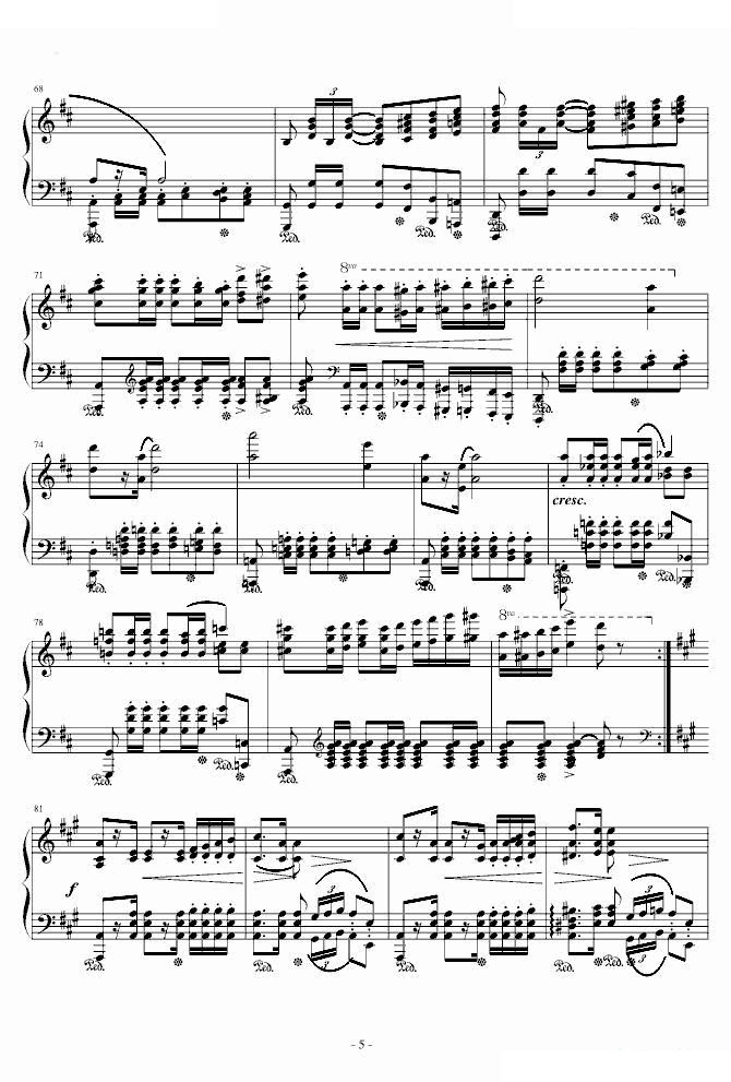 波兰军队舞曲-Op.40 No.1