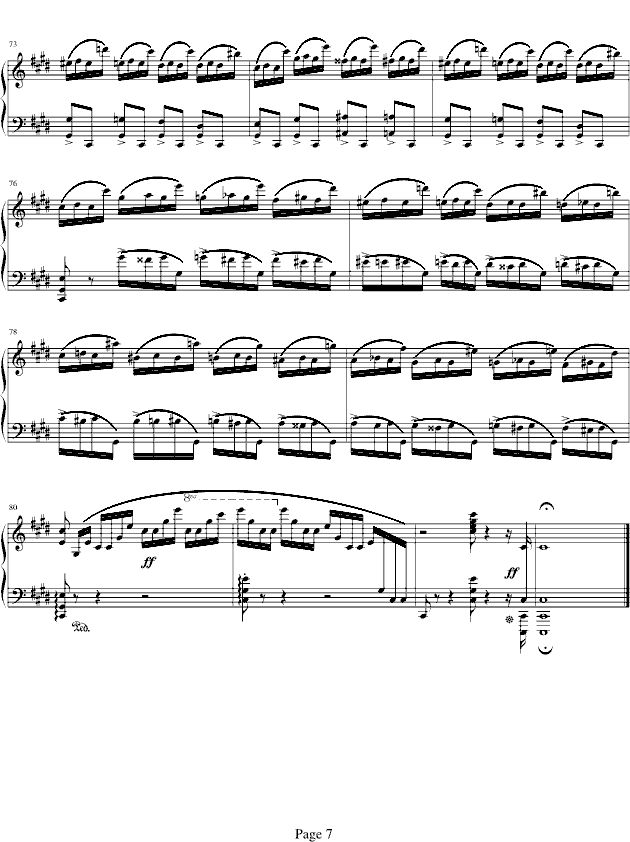 肖邦练习曲op10.4