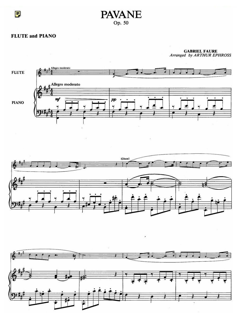 Faure_pavane (flute and piano)