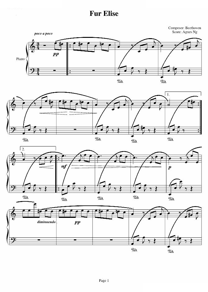 Fur Elise-agnesng版