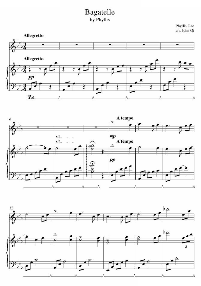 Bagatelle by Phyllis