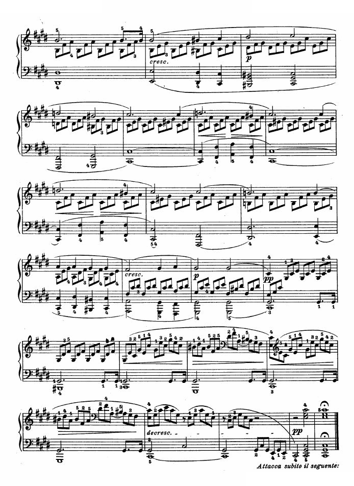 第十四钢琴奏鸣曲-月光曲-（Op.27 No.2）