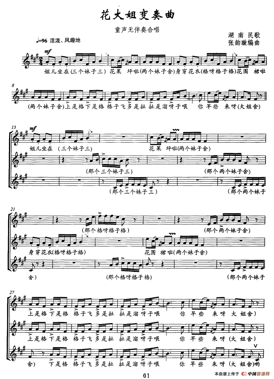 花大姐变奏曲