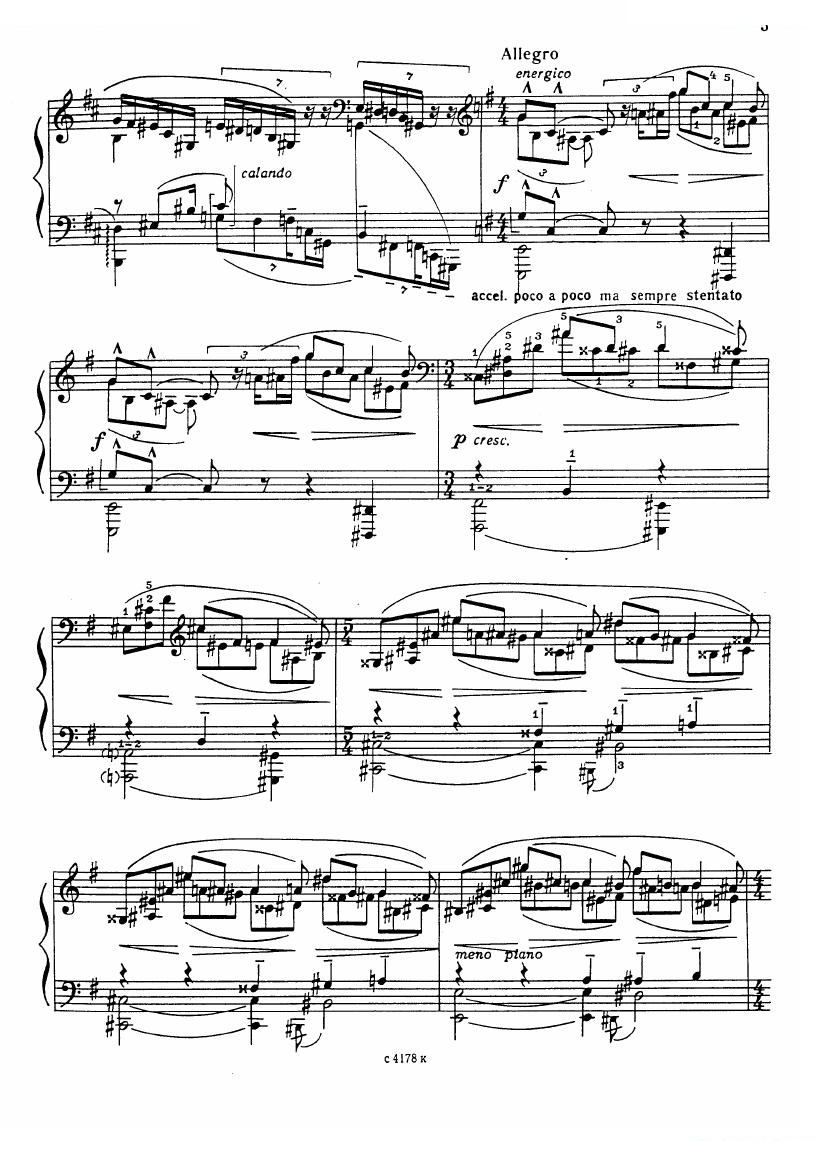 Sonata No 5, Op. 10