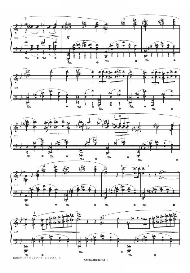 第一叙事曲-Ballade No.1