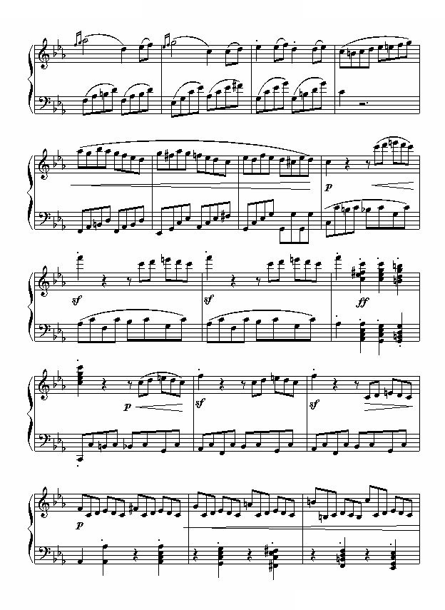 悲怆奏鸣曲第三乐章