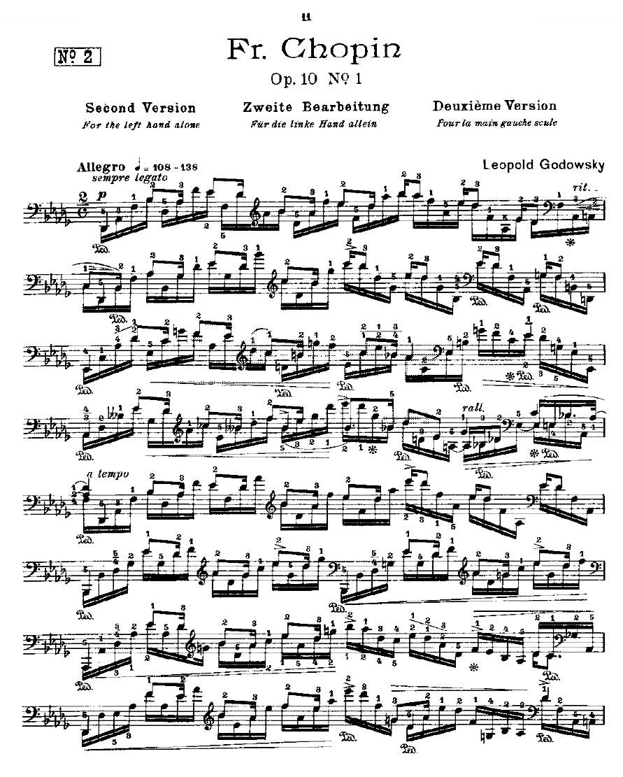 肖邦练习曲Fr.Chopin Op.10 No1-2