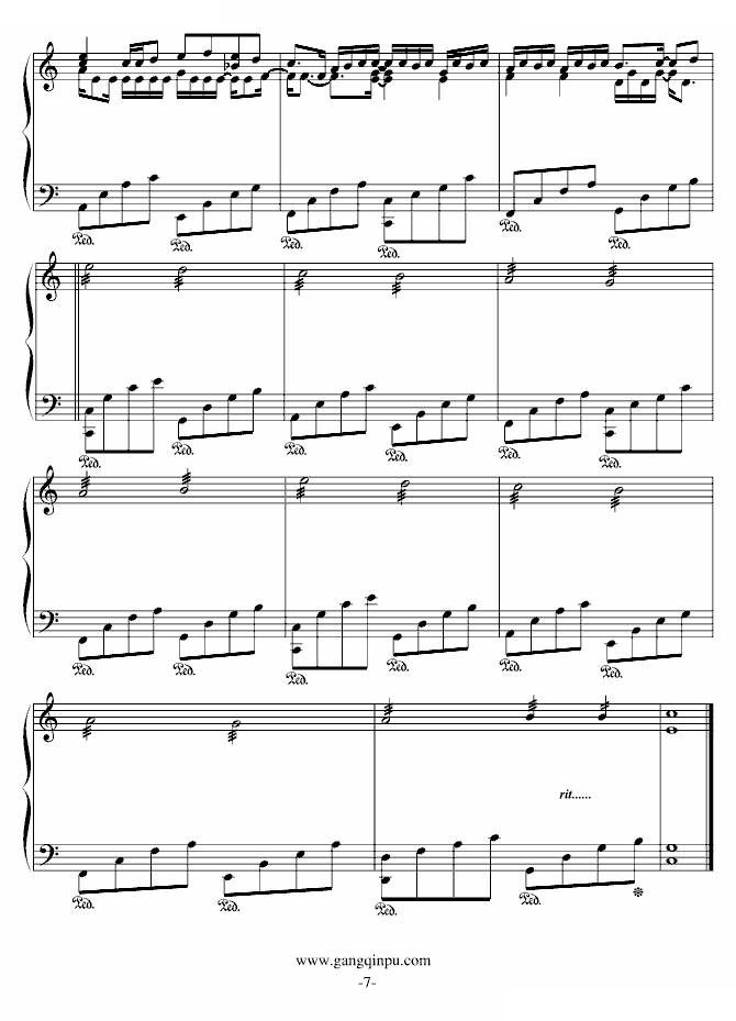 卡农-（C Major）接近原版