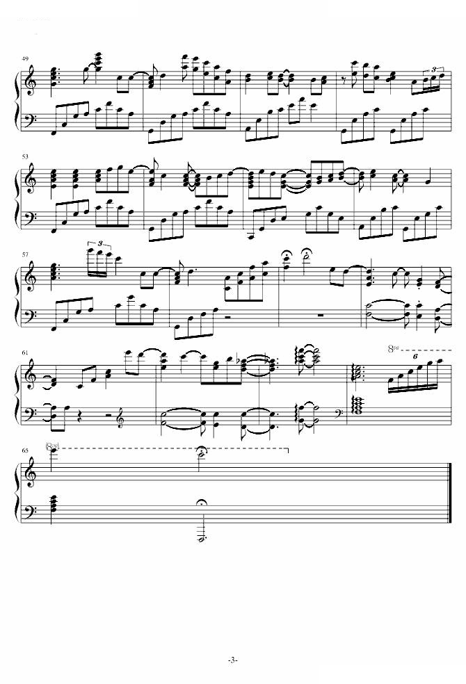 Flyable Heart ～Piano arrange ver.
