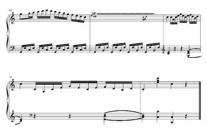 C大调奏鸣曲