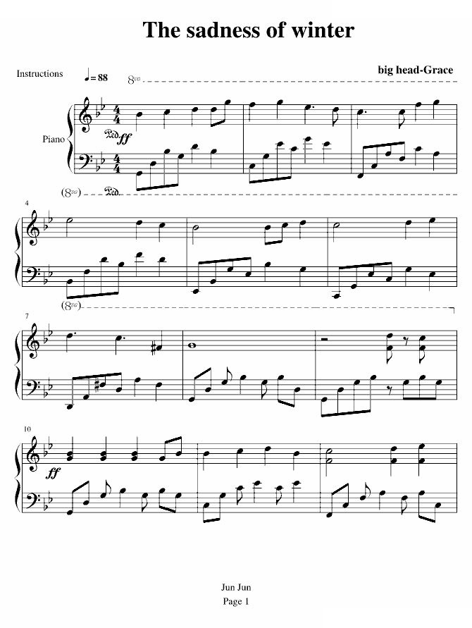 冬季之悲曲