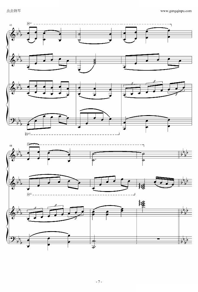 潘多拉之心插曲<<蕾西>>-双钢琴版（修改）