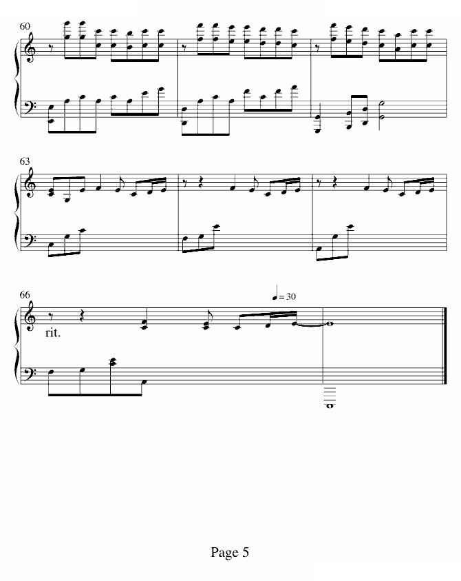 安静-演奏版