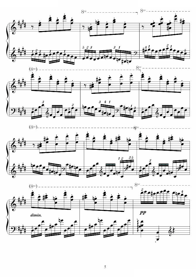 练习曲Op.72 No.1