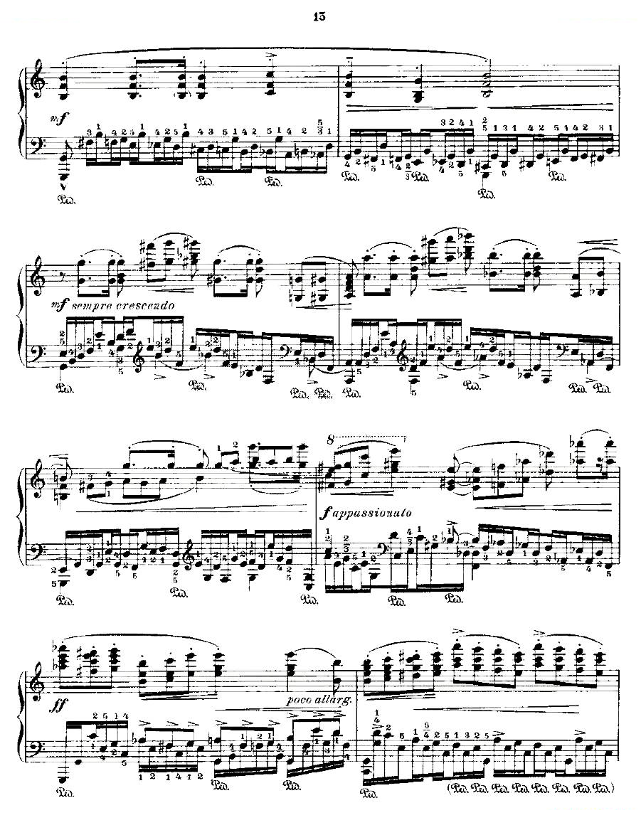 肖邦练习曲Fr.Chopin Op.25 No11
