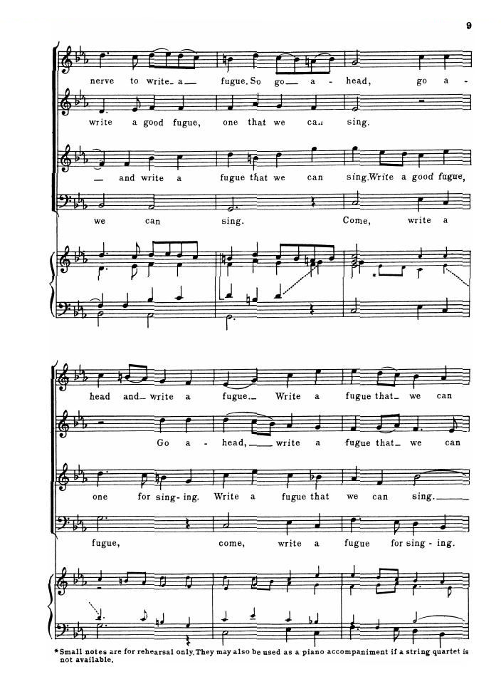 Gould, Glenn So you want to write a fugue