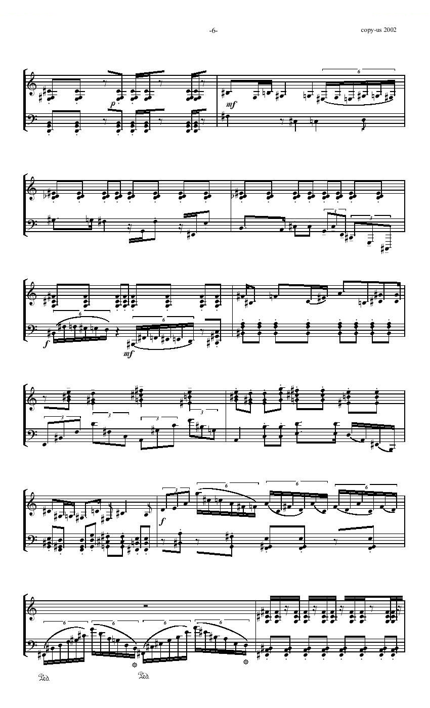 Heiner Frost Toccata for piano