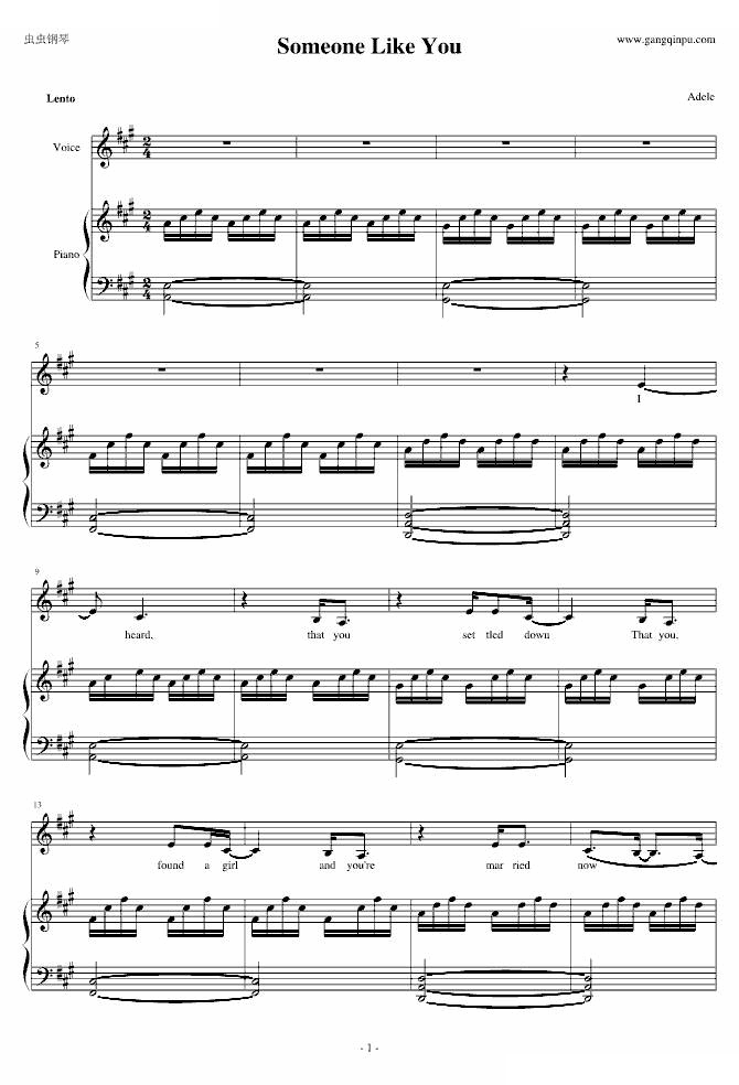 Someone Like You -adele