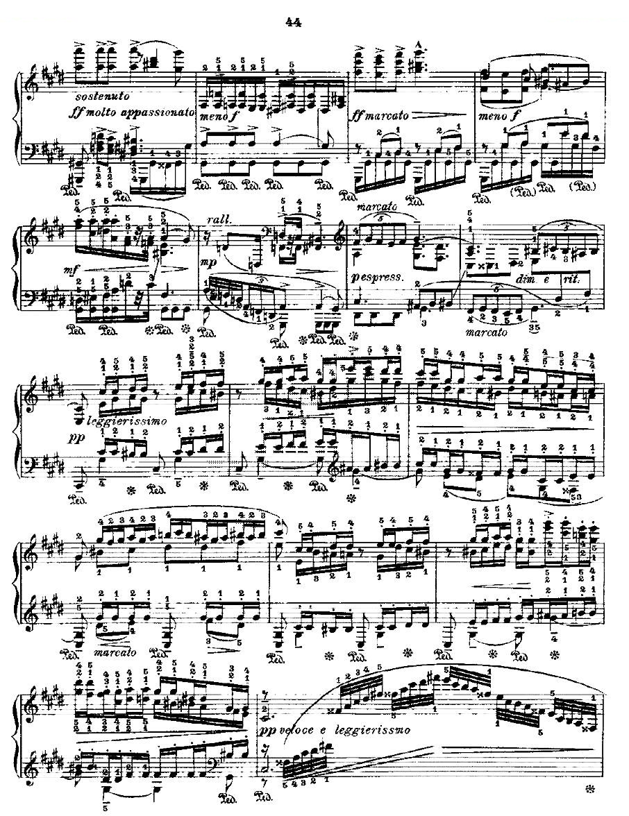 肖邦练习曲Fr.Chopin Op.10 No9-1