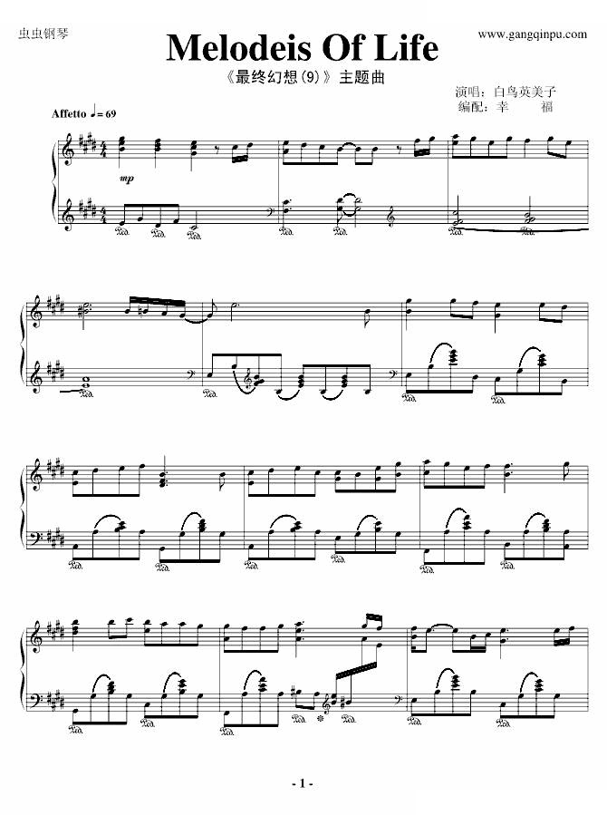 melodies of life Final Fantasy