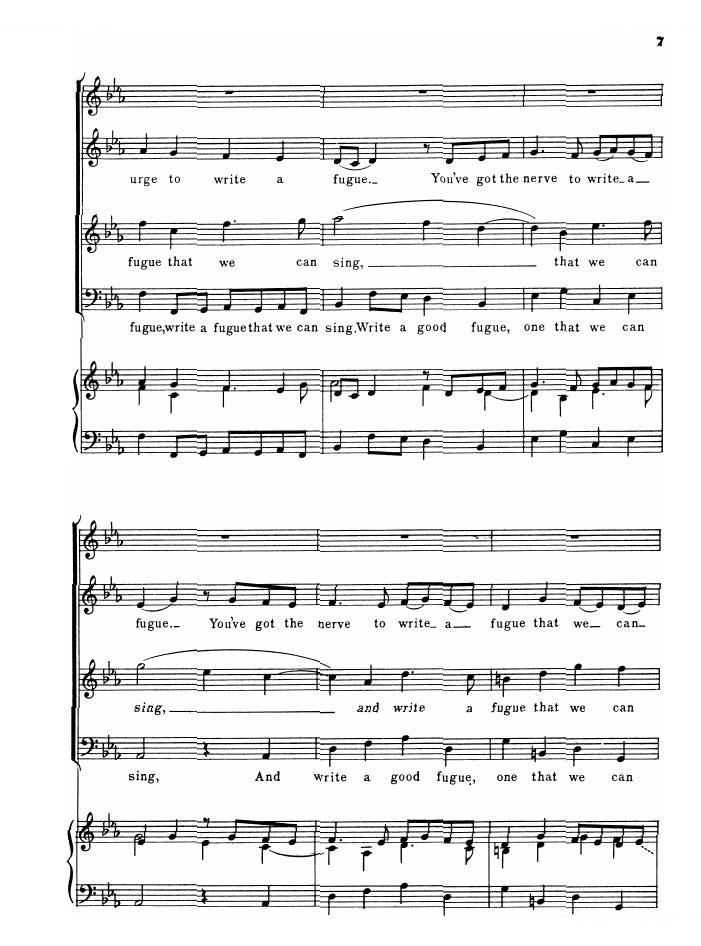Gould, Glenn So you want to write a fugue