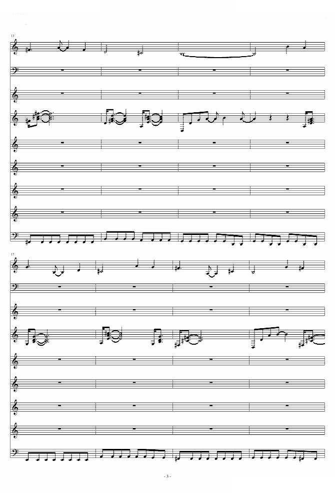 Everlasting Song 总谱