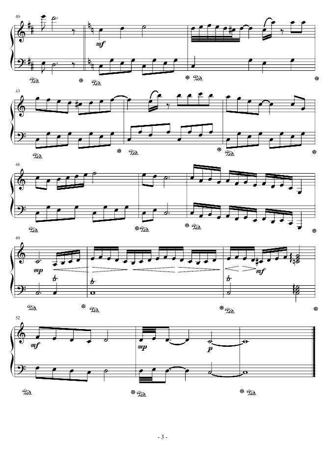 悲伤钢琴曲