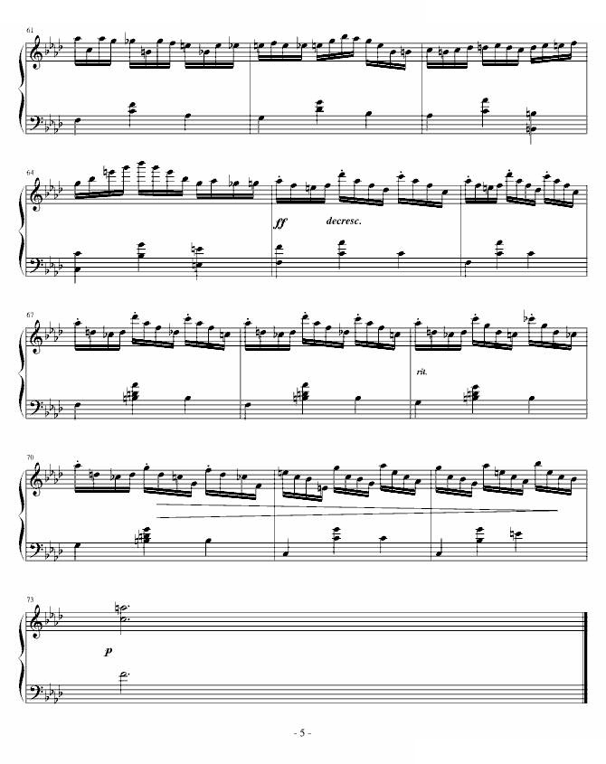 f小调快速圆舞曲