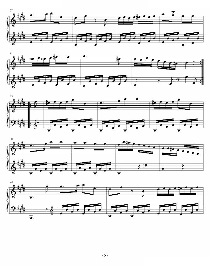 海顿钢琴奏鸣曲34-（终乐章）