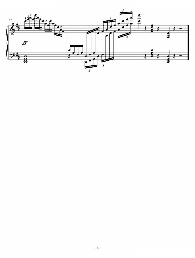 练习曲Op.740 No.3