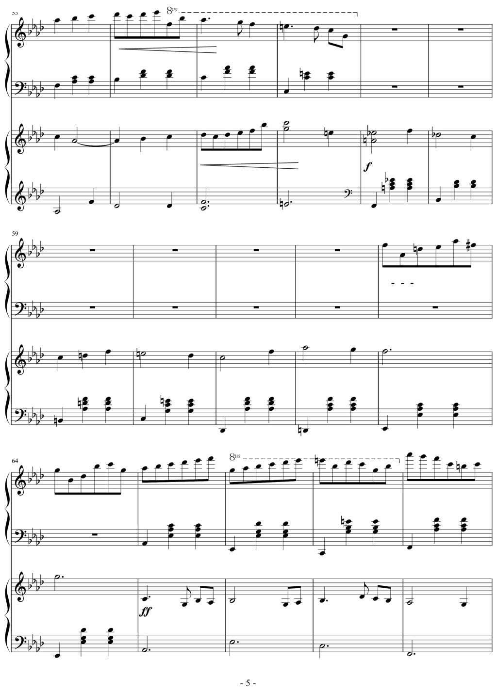 降A大调圆舞曲