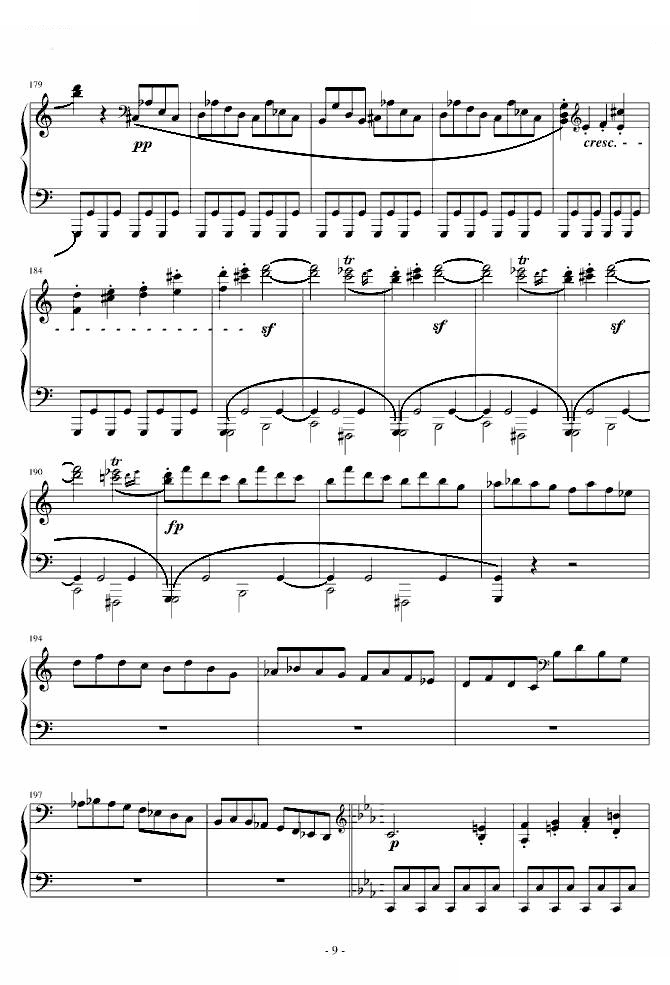 悲怆奏鸣曲第一乐章