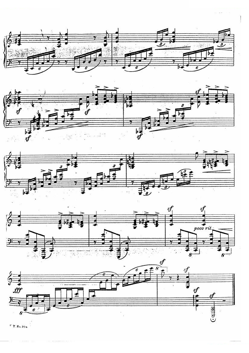 Hofmann op32 Etude C for the left hand
