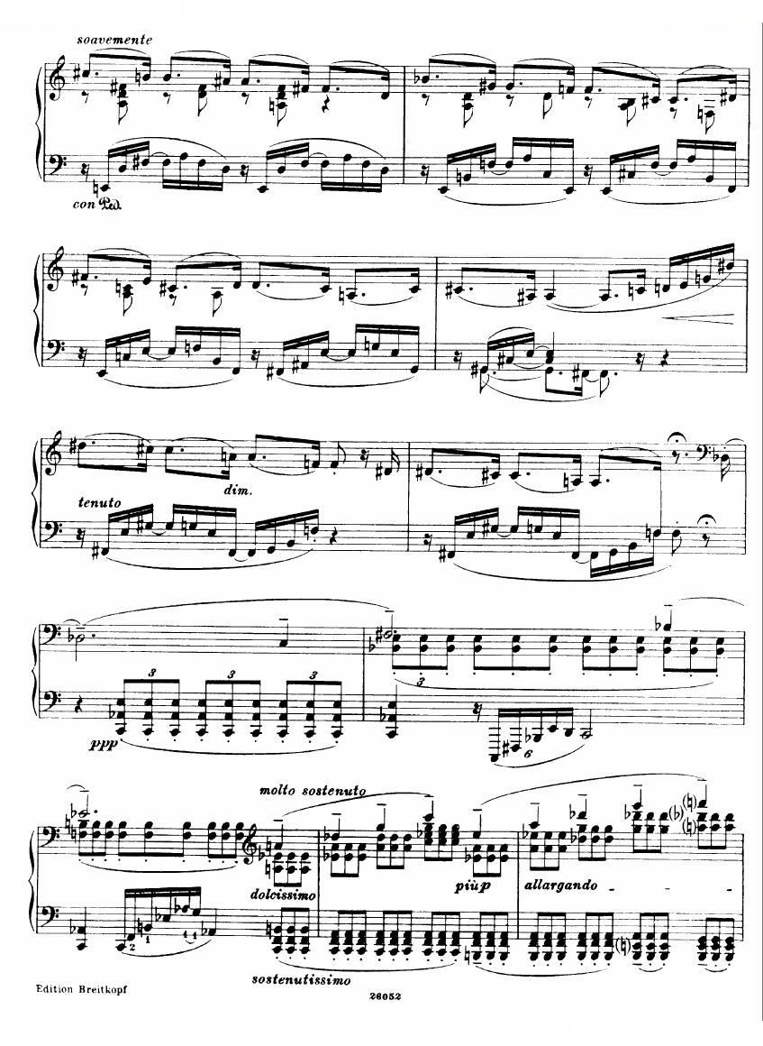 Busoni[1]. Elegy No. 6