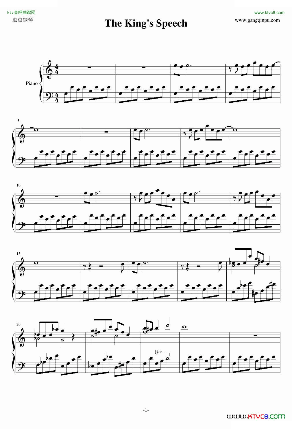 国王演讲片头曲